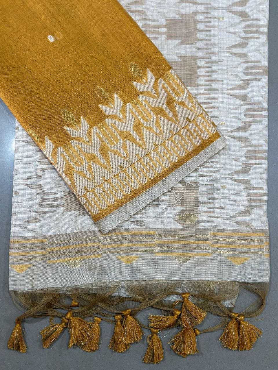 YNF KHADI MUD PURE WHOLESALE JAMDANI SAREES MANUFACTURER 